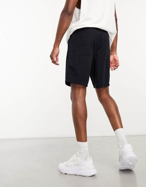 Armani Exchange cargo shorts in navy ASOS