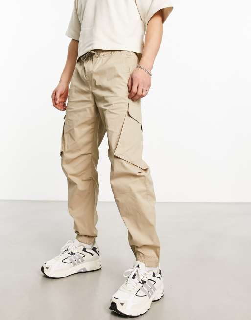 Armani Exchange cargo trousers in beige ASOS