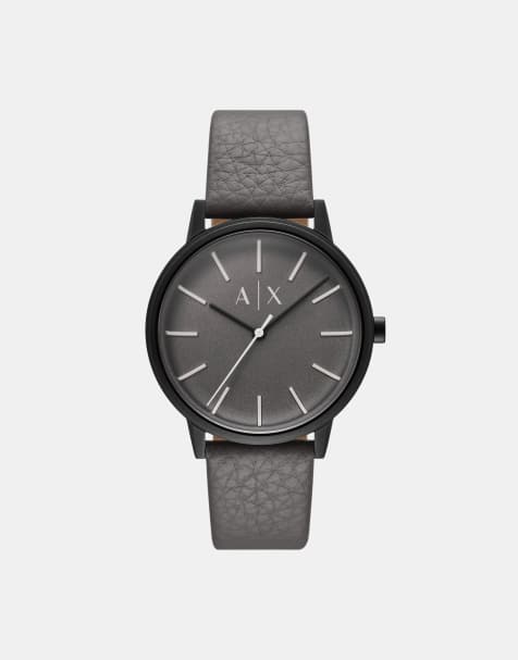 Armani Exchange - Cayde - Montre à quartz pour homme en acier inoxydable - Gris - view 1