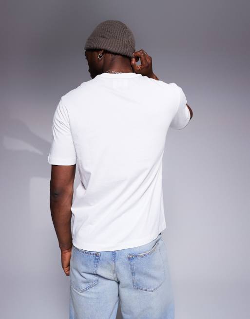 ■A/X Armani Exchange■ セントラル ロゴ Tシャツ Off White Armani Exchange central logo t-shirt in off white | ASOS