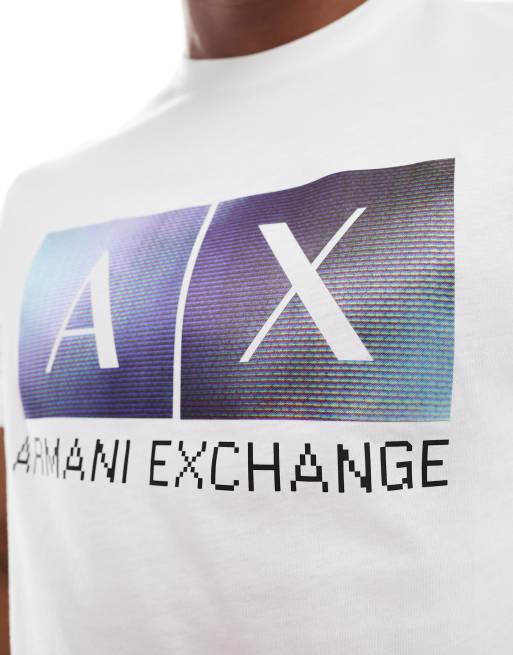 ■A/X Armani Exchange■ セントラル ロゴ Tシャツ Off White Armani Exchange central logo t-shirt in off white | ASOS