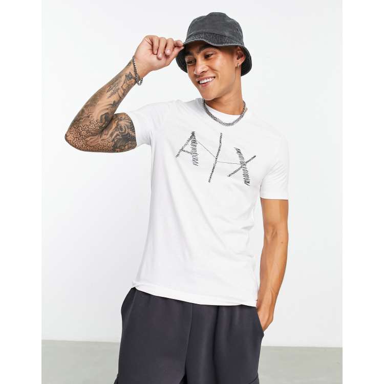 Armani exchange hotsell t shirt white