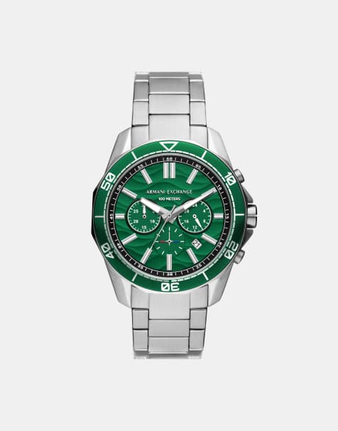 Armani Exchange – Chronograph für Herren aus silberfarbenem Edelstahl, AX1957 - view 1
