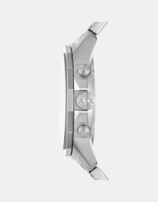 Armani Exchange Chronograph stainless steel watch in silver, 3 of 3