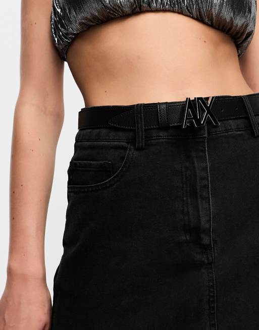 Cintura nera armani online
