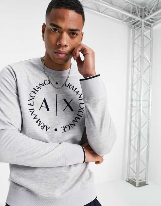 Armani crew clearance neck sweatshirt