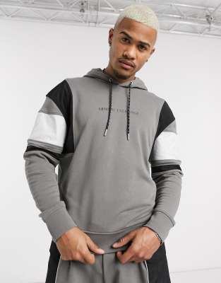 armani logo hoodie