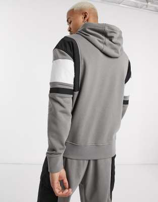 armani exchange grey hoodie
