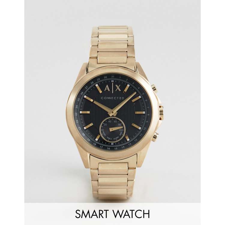 Armani hotsell smartwatch gold