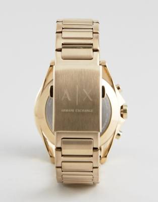 armani exchange connected gold