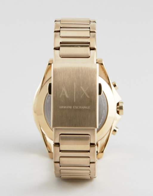 Armani exchange gold online smart watch