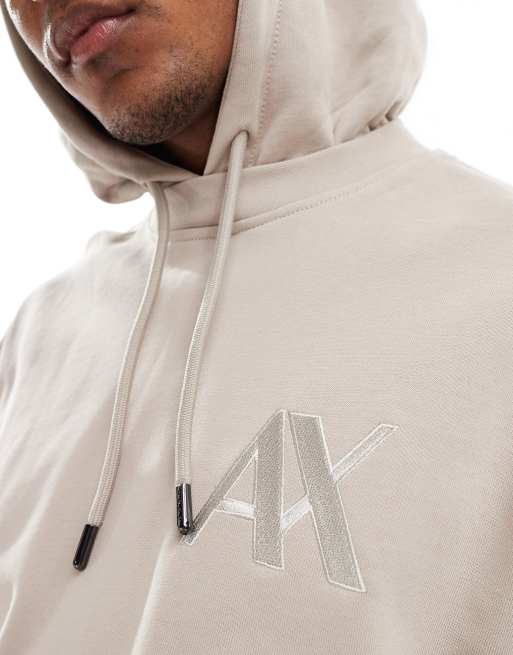 Store Armani Exchange Hooded Sweatshirt with Contrast profiles