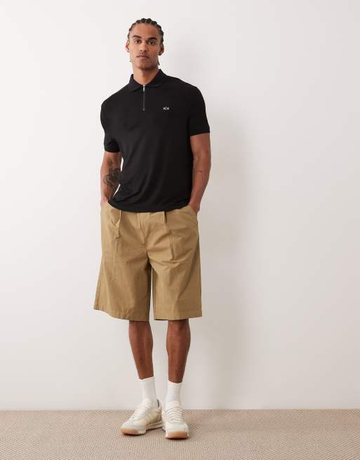 Armani Exchange – Czarna koszulka polo z logo, 2 z 5