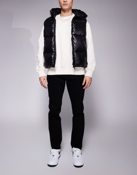 Armani Exchange – Czarne dopasowane jeansy - view 1