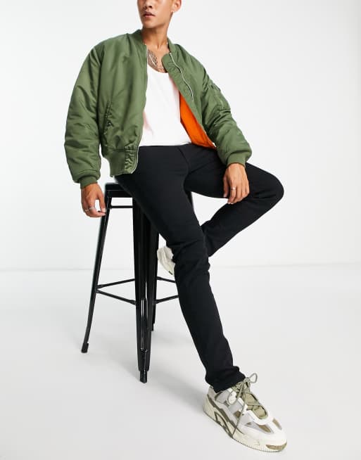 Armani Exchange – Czarne obcisłe jeansy