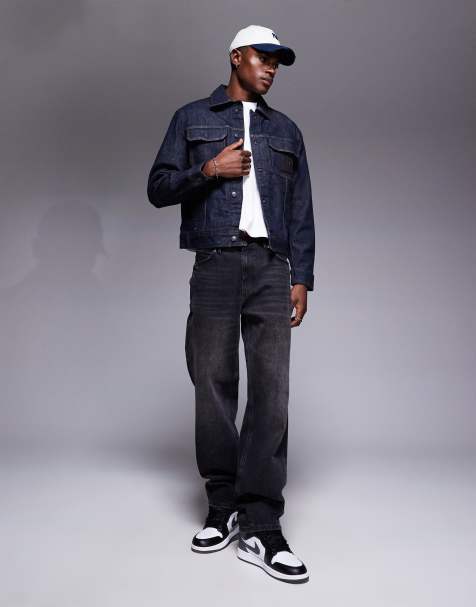 Armani Exchange denim jacket in dark blue - view 1