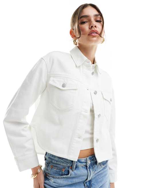 Armani jeans white jacket best sale