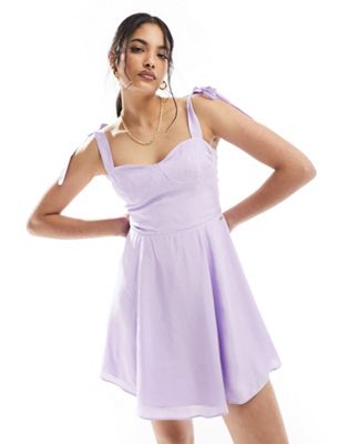 Armani Exchange dress in violet sky