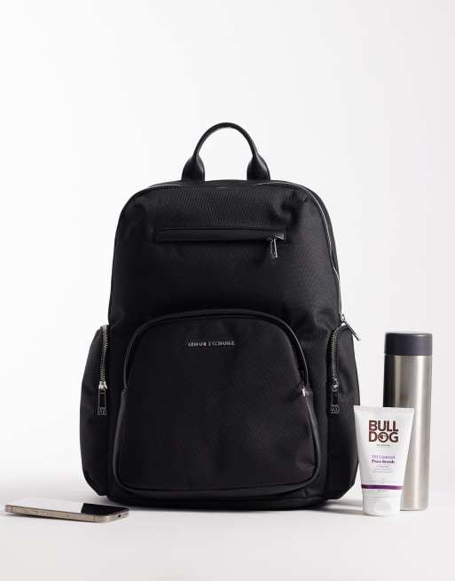 Armani Exchange duffel bag in black, 2 of 4