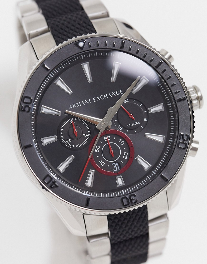 Armani Exchange Enzo bracelet watch in silver AX1813