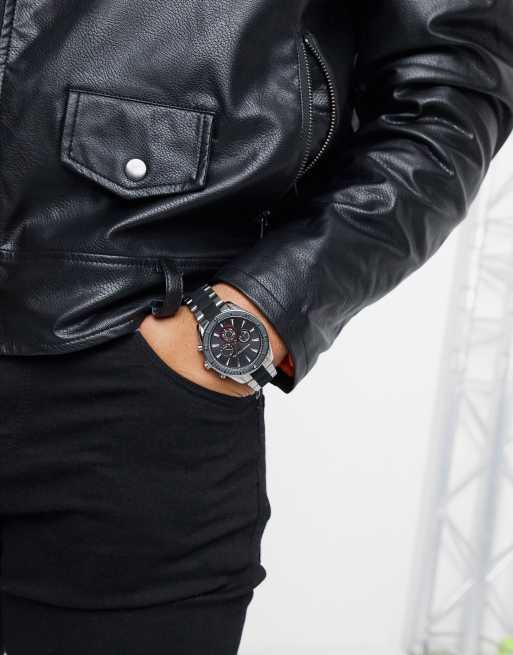 Armani Exchange Enzo bracelet watch in silver AX1813 ASOS