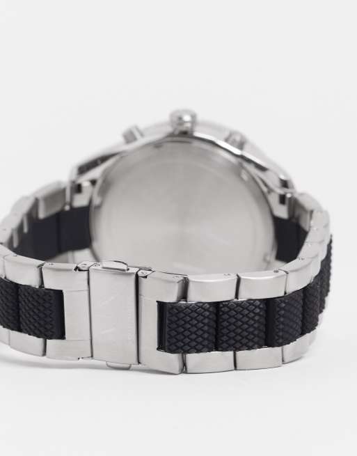 Armani Exchange Enzo bracelet watch in silver AX1813 ASOS