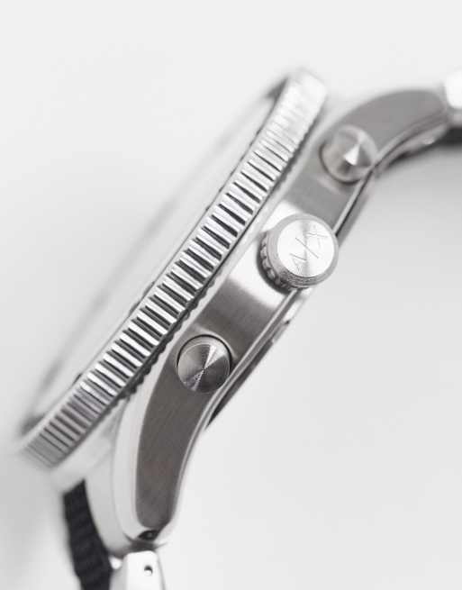 Armani Exchange – Enzo – Silverfärgad armbandsklocka AX1813, 2 av 4
