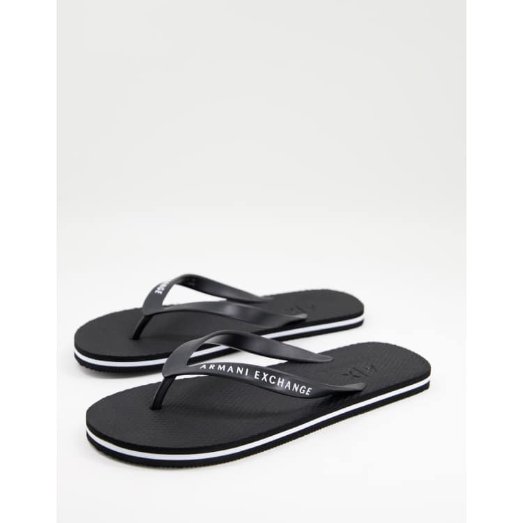 Armani exchange store flip flop