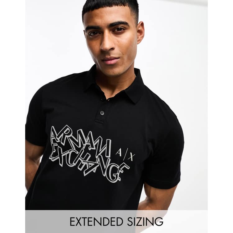 Armani exchange Exchange front logo polo t VolcanmtShops