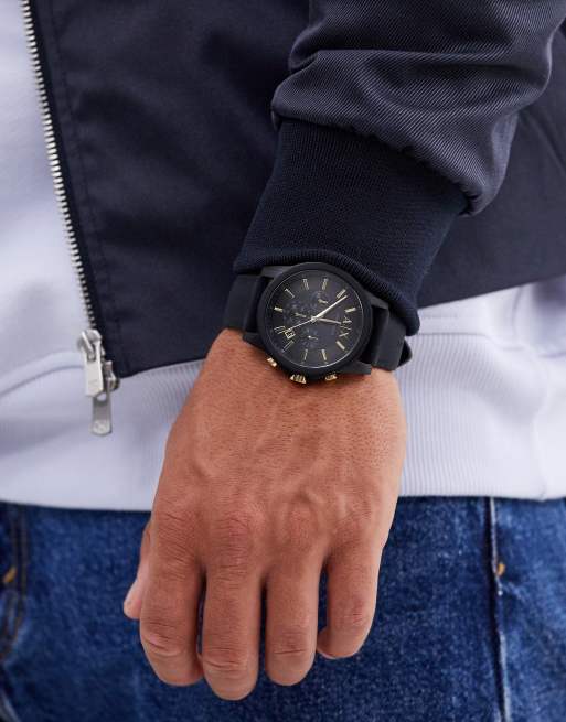 Armani Exchange – Gåvoset med herrklocka och bagagebricka, 3 av 4