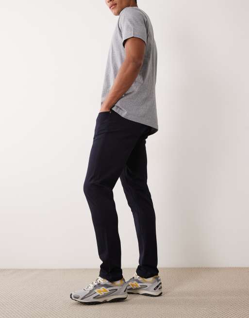 Armani Exchange – Granatowe dopasowane jeansy, 3 z 5