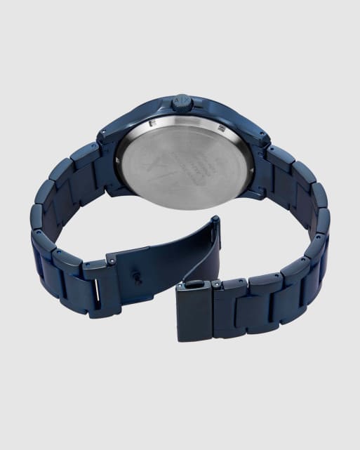 Armani Exchange Herren-Automatikuhr aus Edelstahl in Blau, 3 von 4