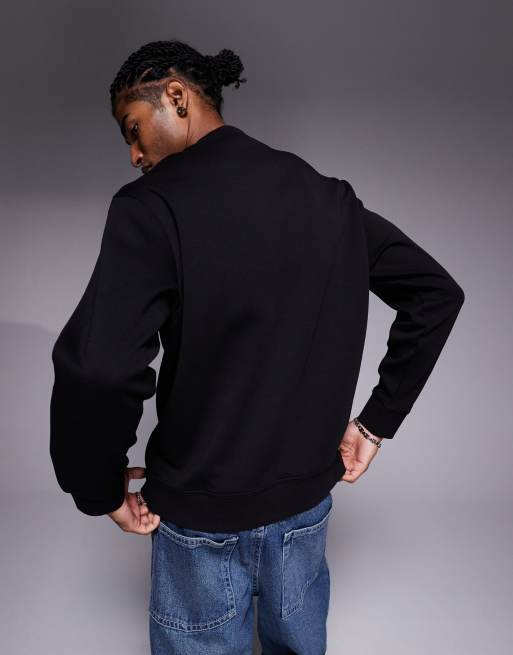 Armani Exchange - Hoodie met logo in het midden in zwart, 2 van 4