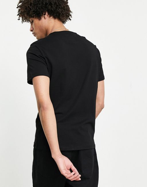 Armani Exchange Icon AX large logo t-shirt in black | ASOS