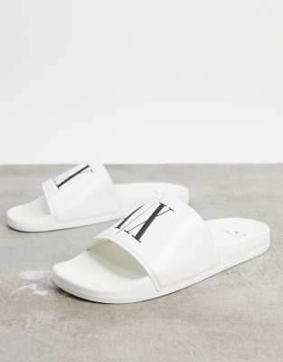 armani exchange slippers