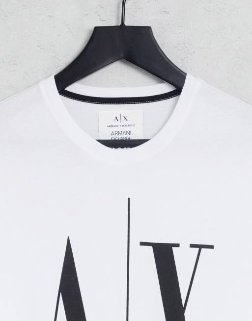 Armani Exchange icon t-shirt in white ASOS