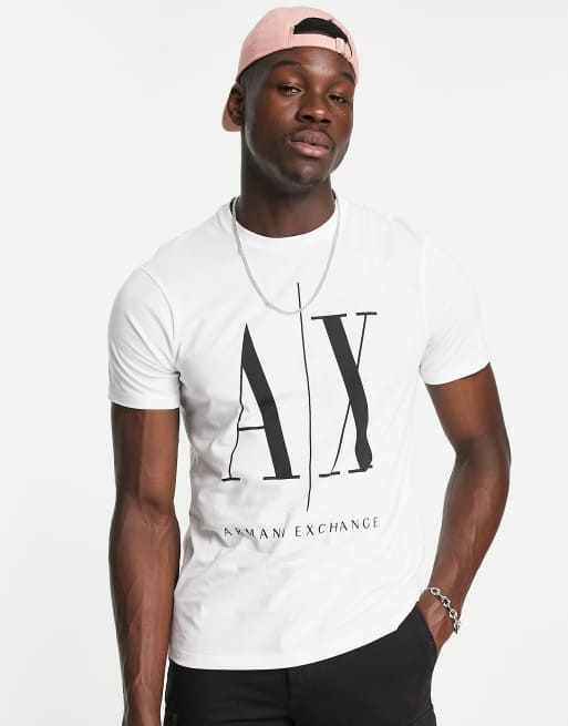 Armani Exchange icon t-shirt in white | ASOS