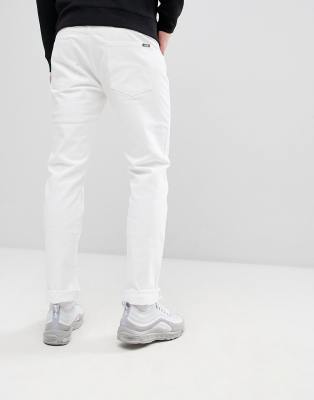 armani exchange white jeans