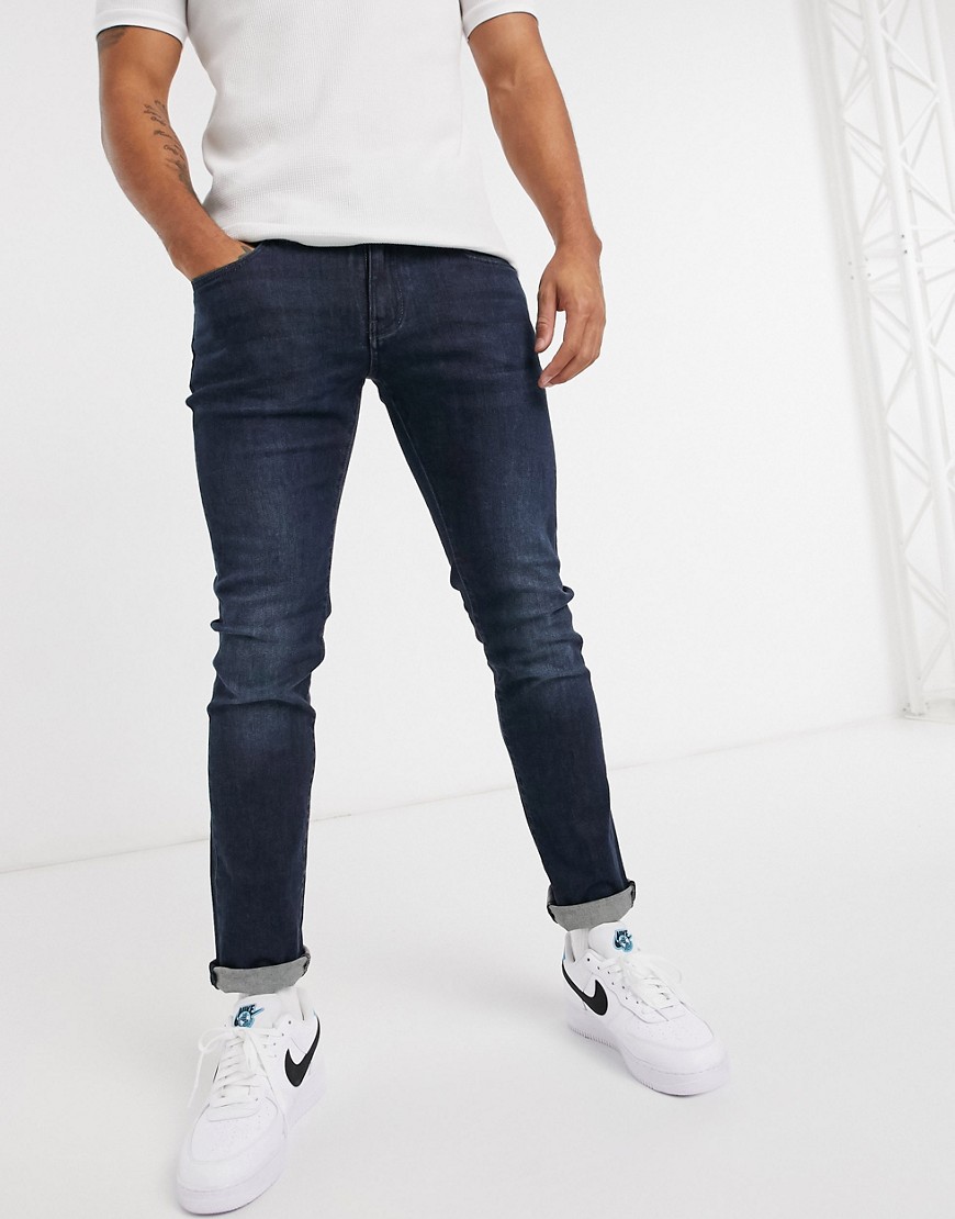 Armani Exchange J13 slim fit jeans in dark blue wash