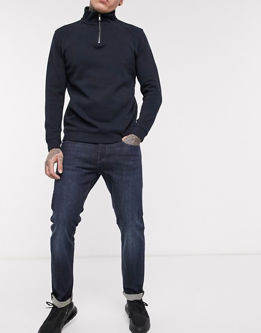 Armani Exchange J13 slim fit jeans in mid dark wash