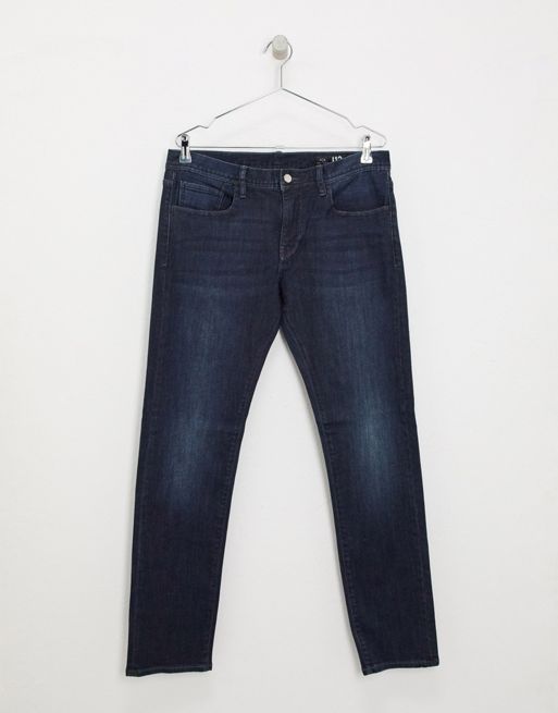 Armani Exchange J13 slim fit jeans in mid dark wash | ASOS