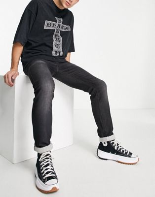 Armani Exchange - J13 - Slim fit jeans in black with wash - ASOS NL |  StyleSearch