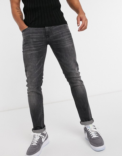 Armani Exchange J14 skinny fit jeans in grey wash