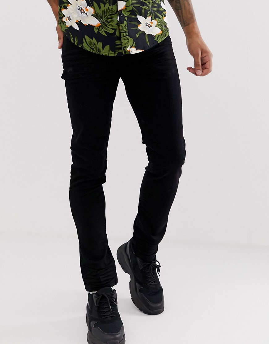 Armani Exchange – J14 – Svarta skinny jeans med stretch