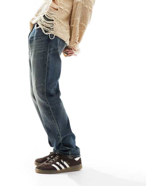 Jeans largo uomo hotsell