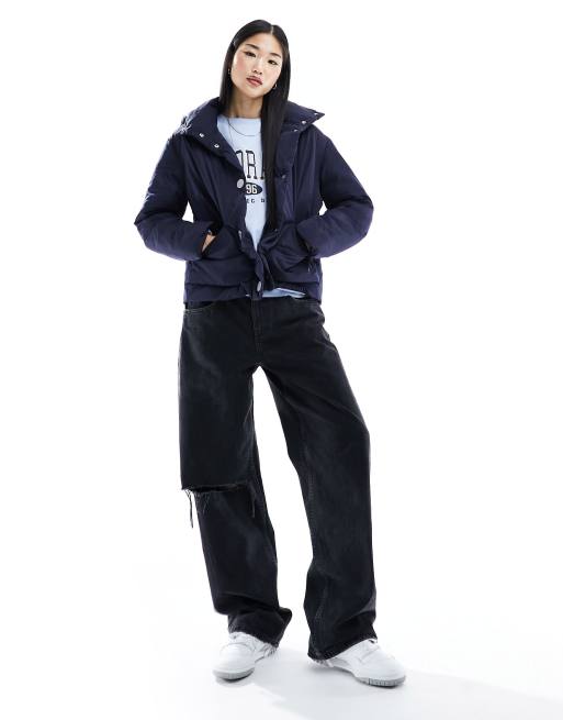 Armani Exchange – Jacke in Marineblau mit abnehmbarer Kapuze, 4 von 4