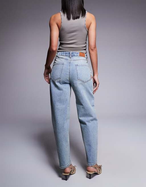 Armani Exchange - Jeans carrot fit affusolati blu chiaro, 2 di 5