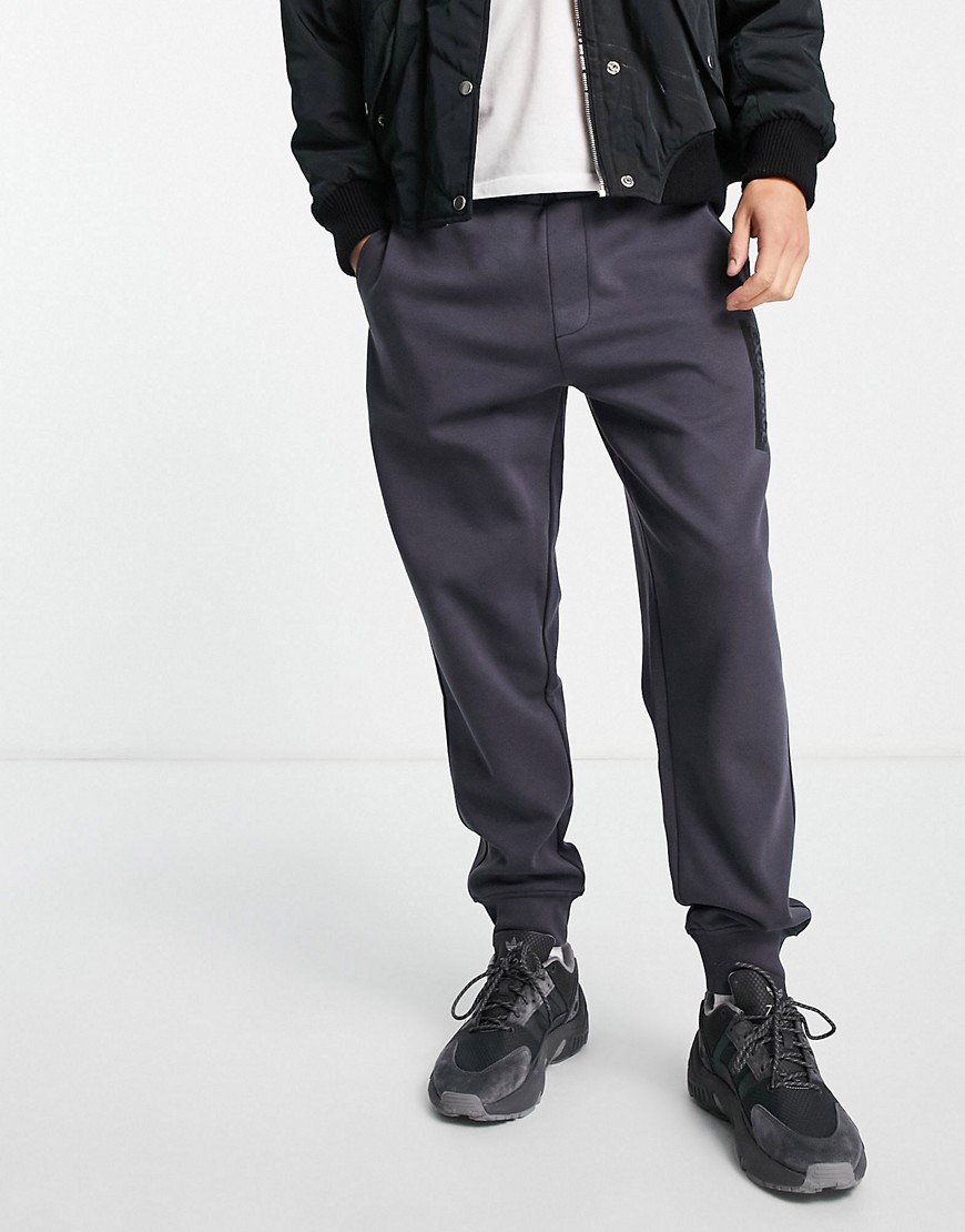 Armani Exchange jersey joggers in grey