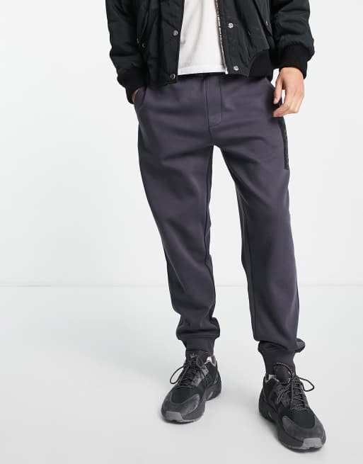 Armani Exchange jersey trackies in grey