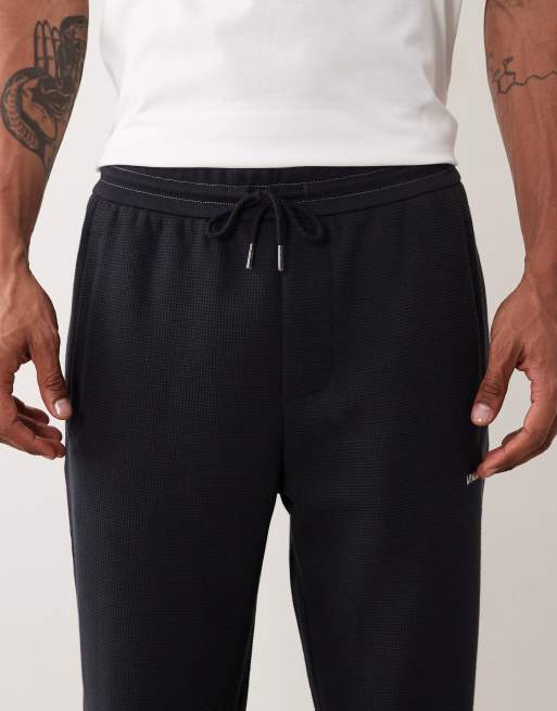 Armani Exchange - Joggers blu navy con logo, 4 di 5